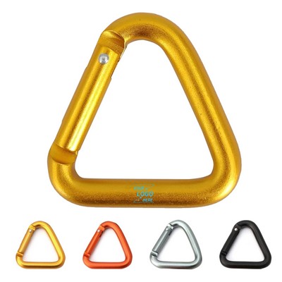 Triangular Aluminum Carabiner Clip