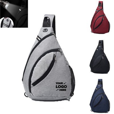 Men's Sports Chest Bag And Crossbody Bag