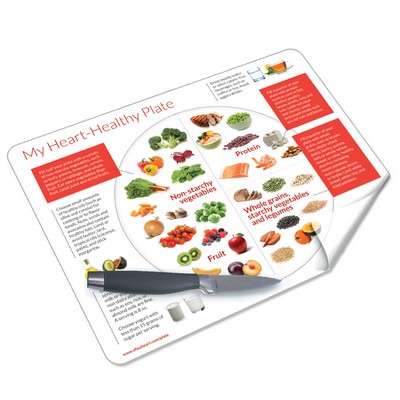 Full Coverage/Full Color Flexible Cutting Mat Original Size (11.5" X 15") by Chop-Chop