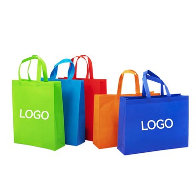 Durable Non-Woven Grocery Shopping Bag 16"x12"x4"