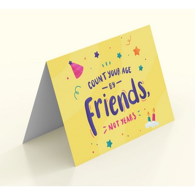 Folded Note Cards - 5.5" x 8.5" x (Folds to 5.5" x 4.25")
