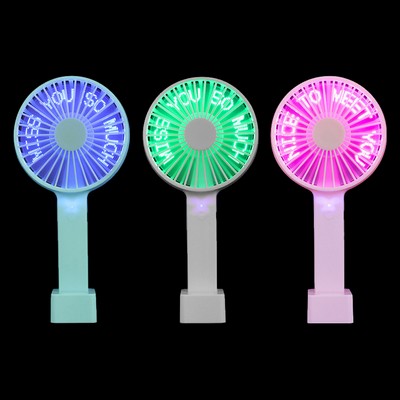 Led Fun Hand-held Fan