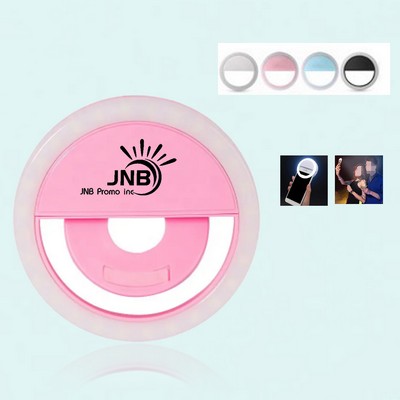 Selfie Ring Light with Rechargeable Battery Pack