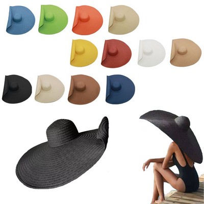 Women Oversized Beach Straw Hat