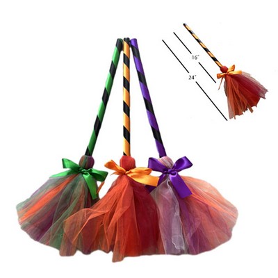 22" Plastic Witch Broom