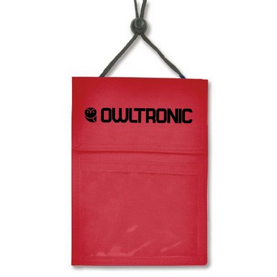 5.50" W x 7.00" H - 3-Pocket Credential Wallet (1 Color Imprint)