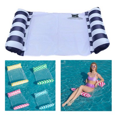 Inflatable Pool Float Hammocks with Inflator Pump