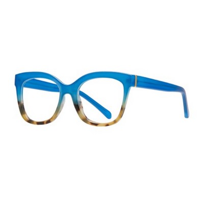 Morgan Eco-Process Blue/Brown Tortoise Reading Glasses