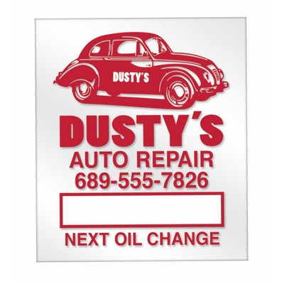 Square Cut Vinyl Decal 0 to 5 Square Inches