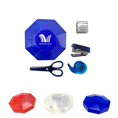 Office Supplies Set Desk Accessories Kits Eight Side Box