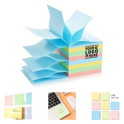 3x3" 80-Sheet Pastel Pop-Up Sticky Notes