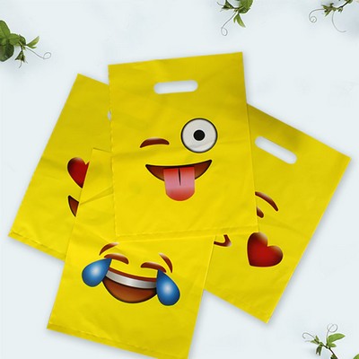 11.8"x17.7" 2.4mil Merchandise Bag W/ Die Cut Handle for Boutique Bag Shopping Clothes Packaging Bag