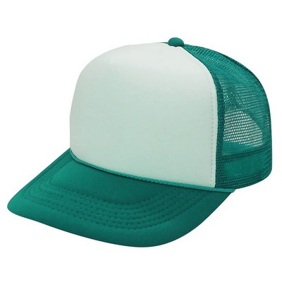 Nissun 5 Panel Youth Foam Trucker Cap