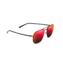 Maui Jim® USA, Inc. Shark's Cove Sunglasses-Black/Hawaii Lava™ Red