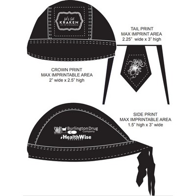 Pre-Dyed Solid Colors Hav-A-Danna® Bandanna Skull Cap Headwear
