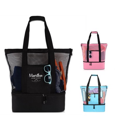 Large Mesh Beach Tote Bag