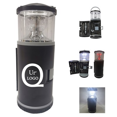 Camping Lantern w/ Built-in Tool Set