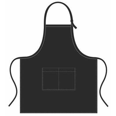 Deluxe Apron 28"x32" with pockets and Adjustable neck-Square corner -Polycotton