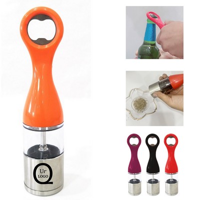 Pepper Grinder With Beer Opener
