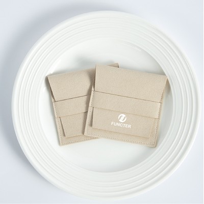 3.7" Envelope Jewelry Pouch with Band Jewelry Packaging Bag Jewelry Gift Bags for Bracelet