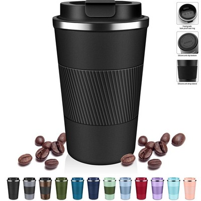 12oz. Insulated Mug Coffee Cup w/ Lid