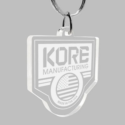 1/4" Custom Laser Etched Keychain