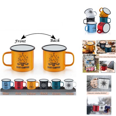 12 oz Vintage Enamel Cup