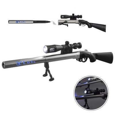 Sniper Gun Pen With Flashlight