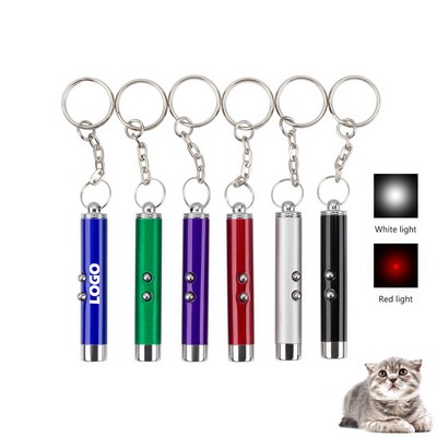 2" 1 Mini Cat Toy Laser Pointer LED Light