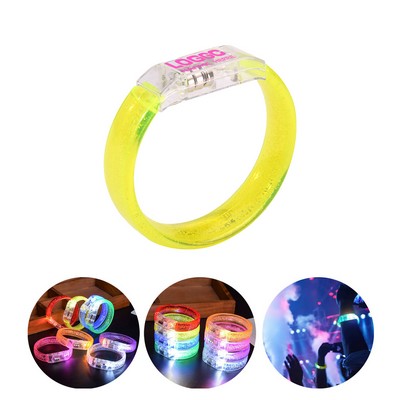 Acrylic Fluorescent LED Glow In The Dark Bracelet