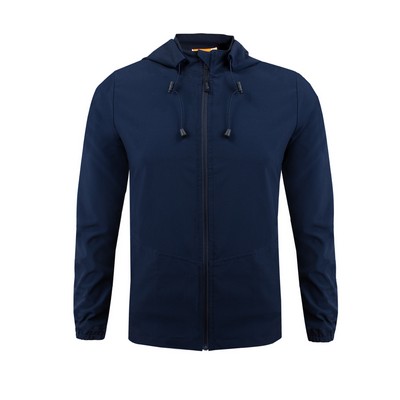 LAZZAR Men's Rain Jacket with Hood