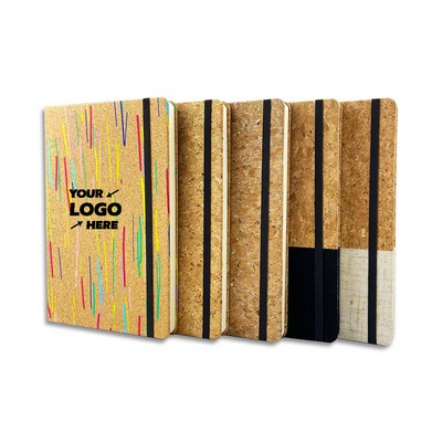 Cork Spliced Cover Notebook