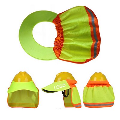 Reflective Safety Hat Sun Shade
