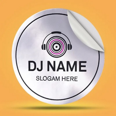 3" Metallic Stickers