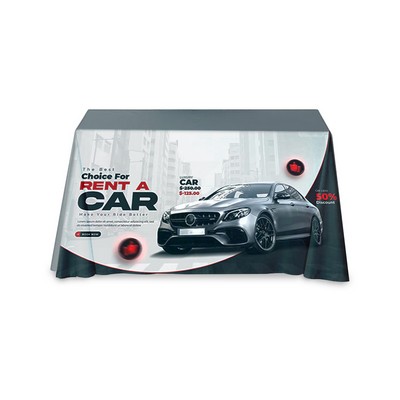 Monza Tablecloth, Dye Sublimation Print Table Cover 4'