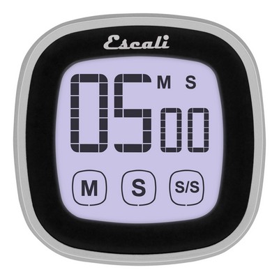 KitchenSupply Escali - Touch Screen Digital Timer Black