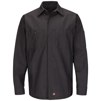 Red Kap® Men's Long Sleeve Solid Crew Shirt