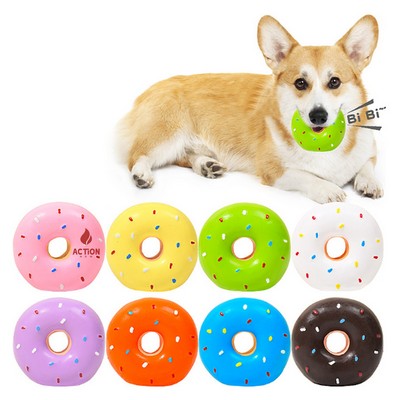 Latex Toy Donuts for Pets