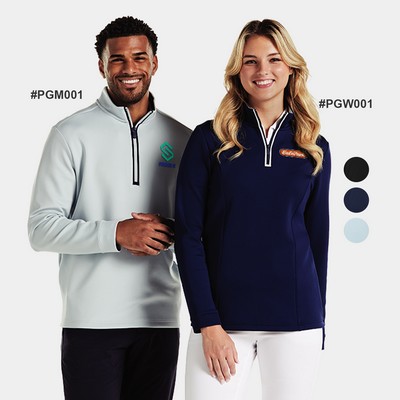 Original Penguin® Clubhouse Women's Quarter Zipper Pullover with Custom Logo