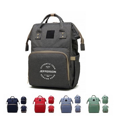 Polyester Baby Diaper Backpack