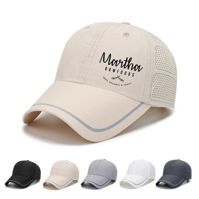Perforated Breathable Golf Cap