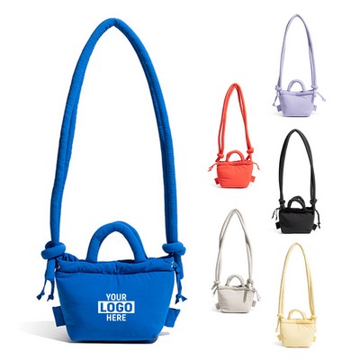 Solid Color Single Shoulder Bag