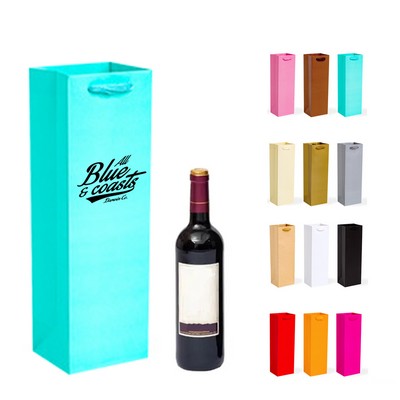 Elegant Double Wine Paper Tote Bag