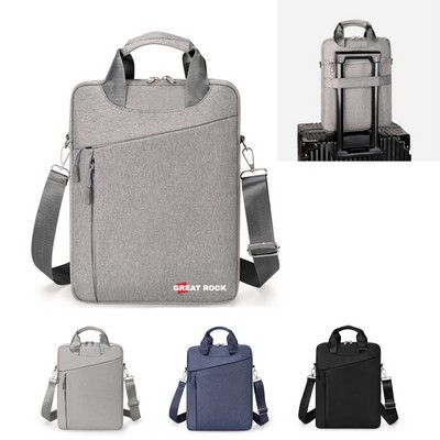 15" Laptop Bag Office Briefcase Laptop Sleeve With Carrying Handle With Shoulder Strap