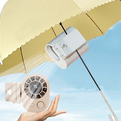 Portable Waist Clip Fan Handheld Fan Mini Cooling Fan Powerful Small Personal Fan