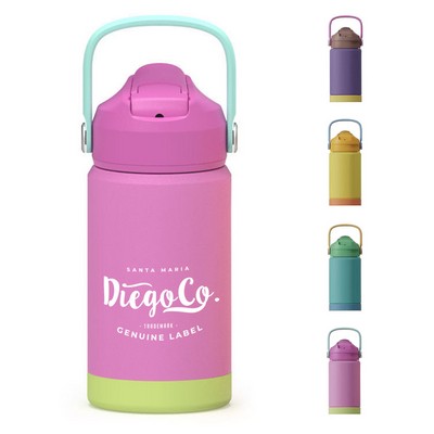 12oz Kids Water Bottle with Straw Lid