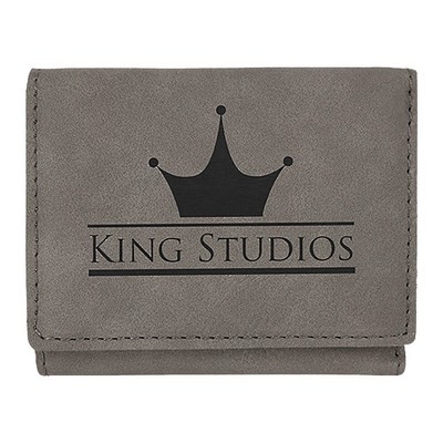 Leatherette Trifold Wallet