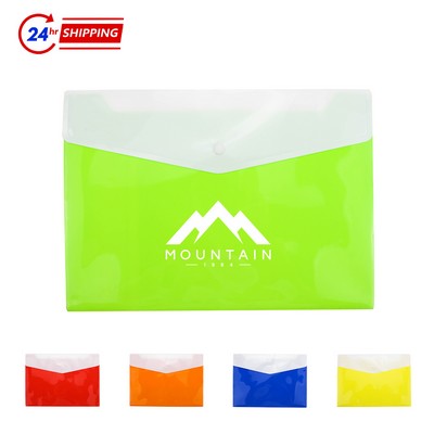 A4 Multicolored Horizontal File Bag