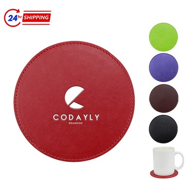 Color-changing Leather Coaster