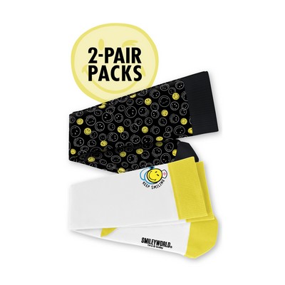 koi - Smiley World - 2-Pack Compression Socks